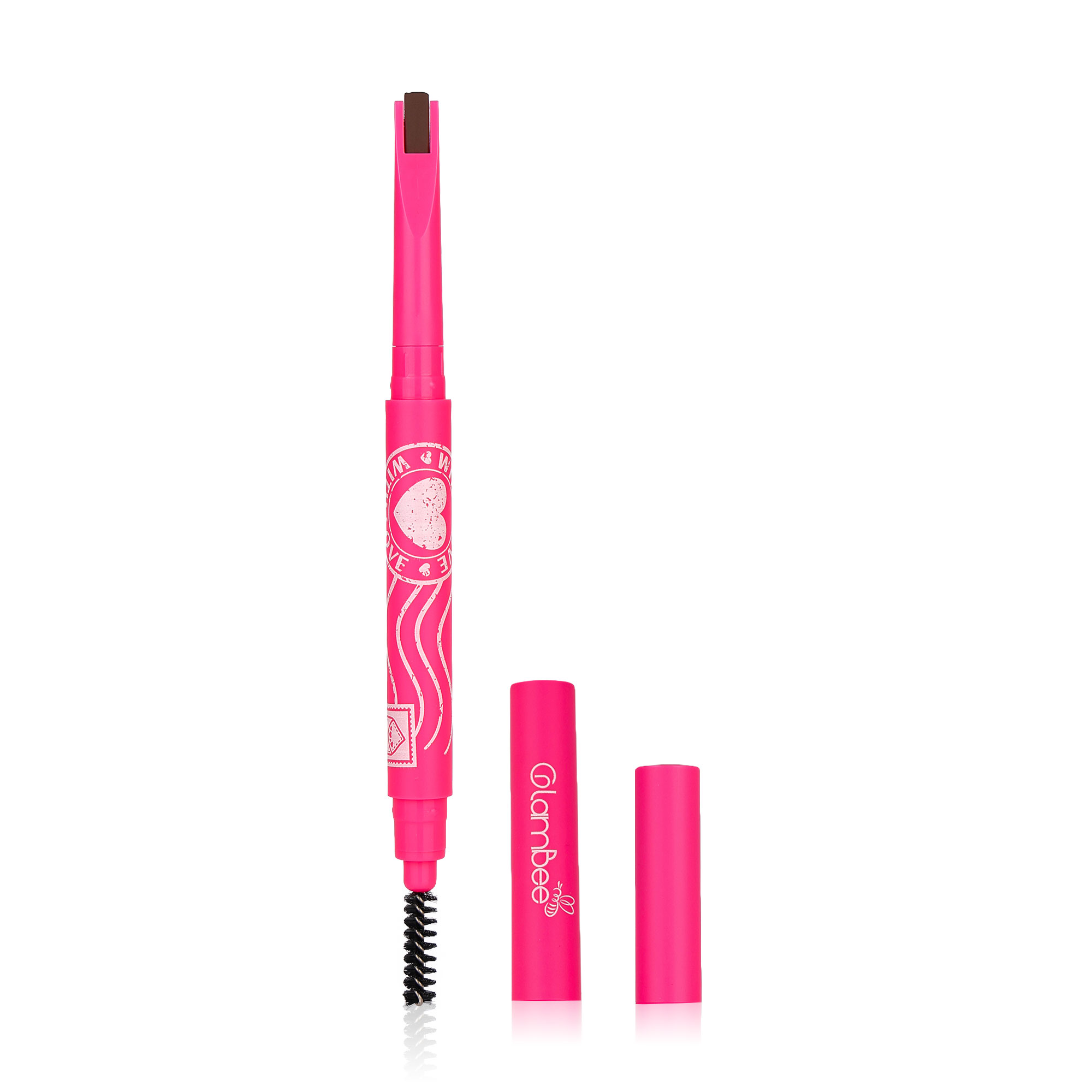 Механічний олівець для брів GlamBee With Love Eyebrow Pencil тон 01, 0.3 г